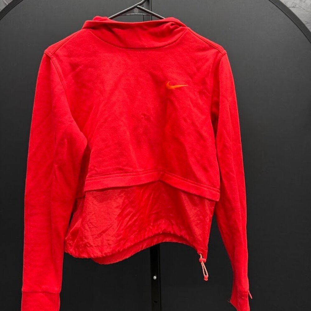 Nike Red Mesh Hoodie